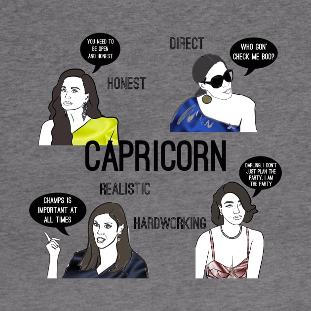 Capricorn- Bravostrology series by Katsillustration